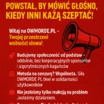 OWMORDE.PL – Powstał, by mówić głośno, kiedy inni każą szeptać!